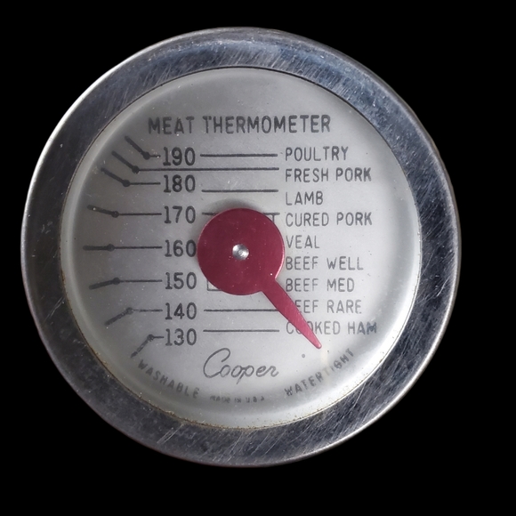 COOPER Vintage Meat Thermometer Made in U.S.A. - Picture 2 of 2